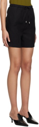 Totême Black Drawstring Shorts