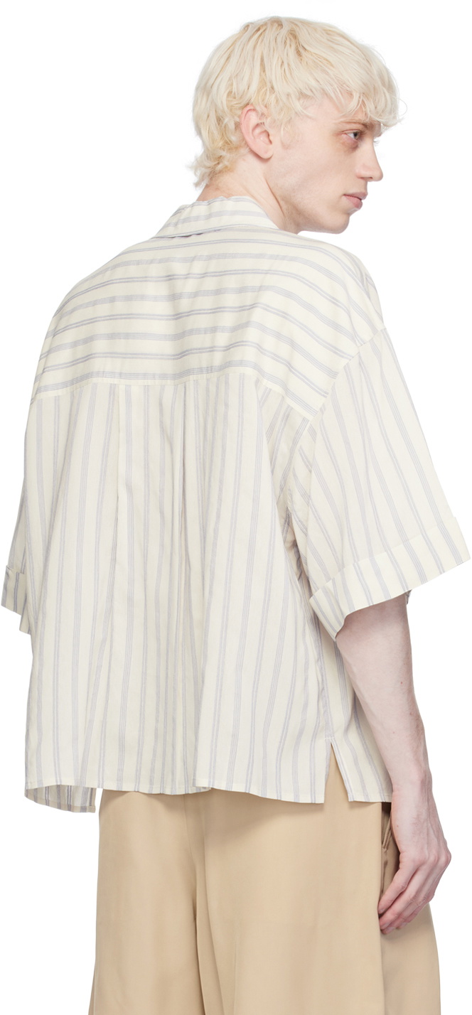 King & Tuckfield White Bowling Shirt