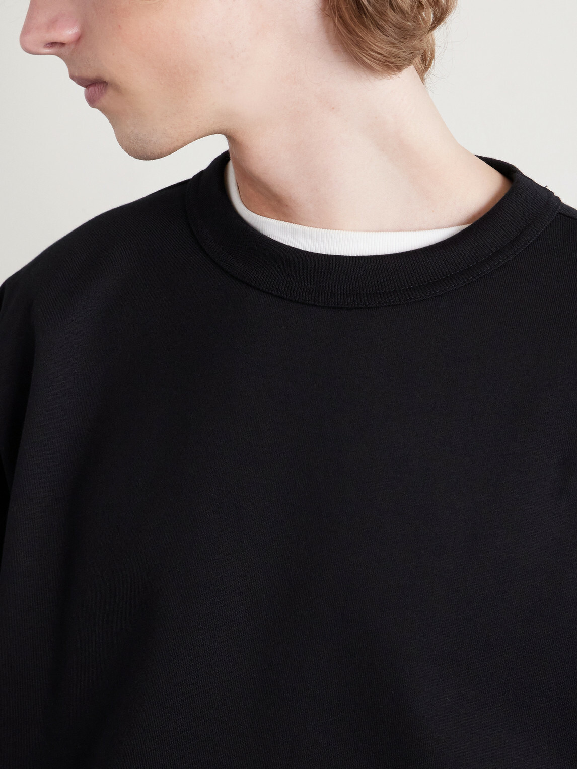 Dries Van Noten - Cotton-Jersey Sweatshirt - Black
