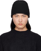 DEVOA Black Knit Beanie