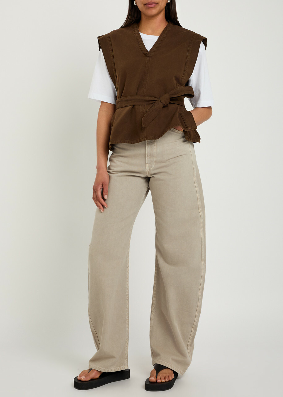 Lemaire Barrel-leg Jeans Natural