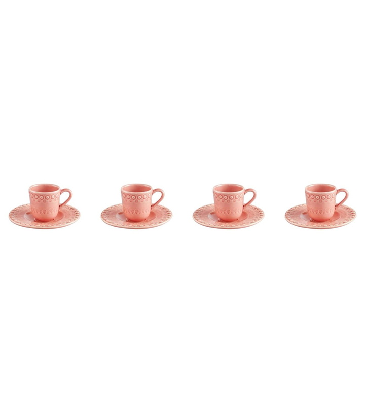 Photo: Bordallo Pinheiro Fantasia set of 4 espresso cups and saucers