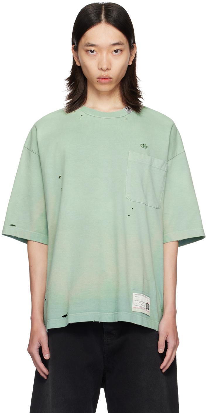 存在感絶大【Maison MIHARA YASUHIRO】SUN FADED TEE SUN FADED TEE(44 BLACK): Maison MIHARA YASUHIRO: MENS｜THE