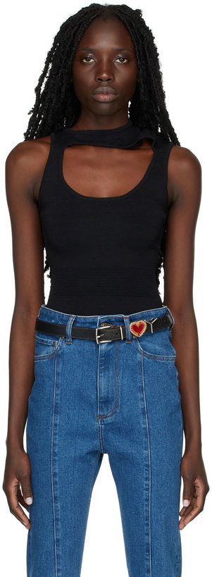 Photo: Y/Project Black Three Collar Bodysuit