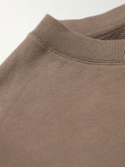 Sunspel - Cotton-Jersey Sweatshirt - Brown
