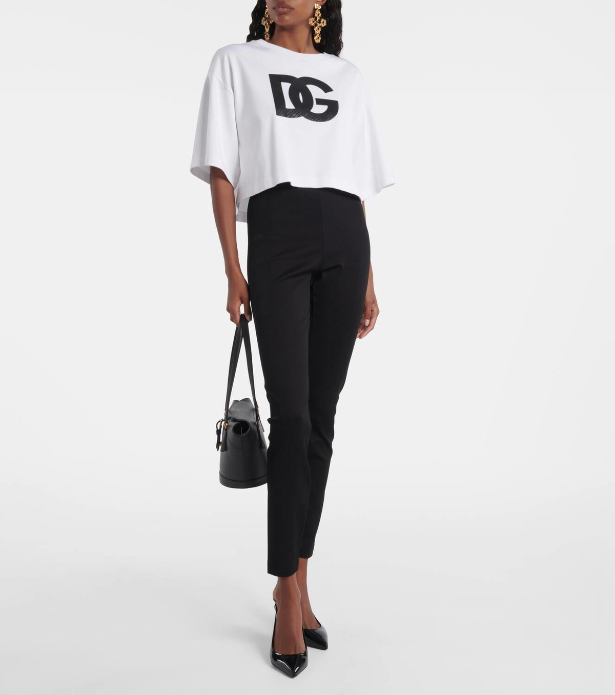 Dolce&Gabbana Logo high-rise leggings