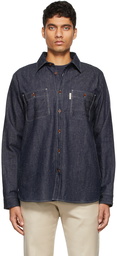 Nudie Jeans Indigo Sven Dry Denim Shirt