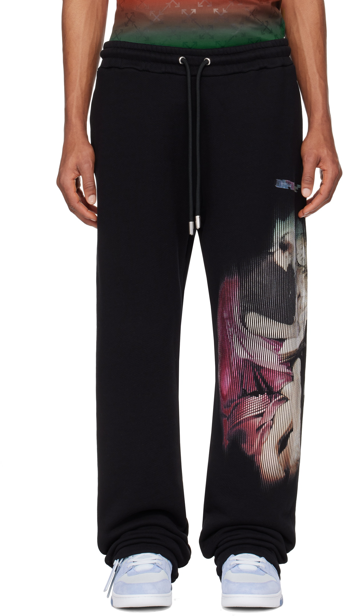 Off-White - Graff Pupp Embroidered Printed Cotton-Jersey