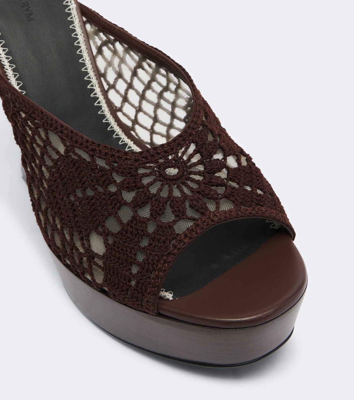 Magda Butrym Crochet wedge mules
