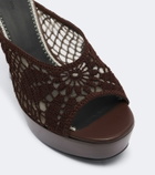 Magda Butrym Crochet wedge mules