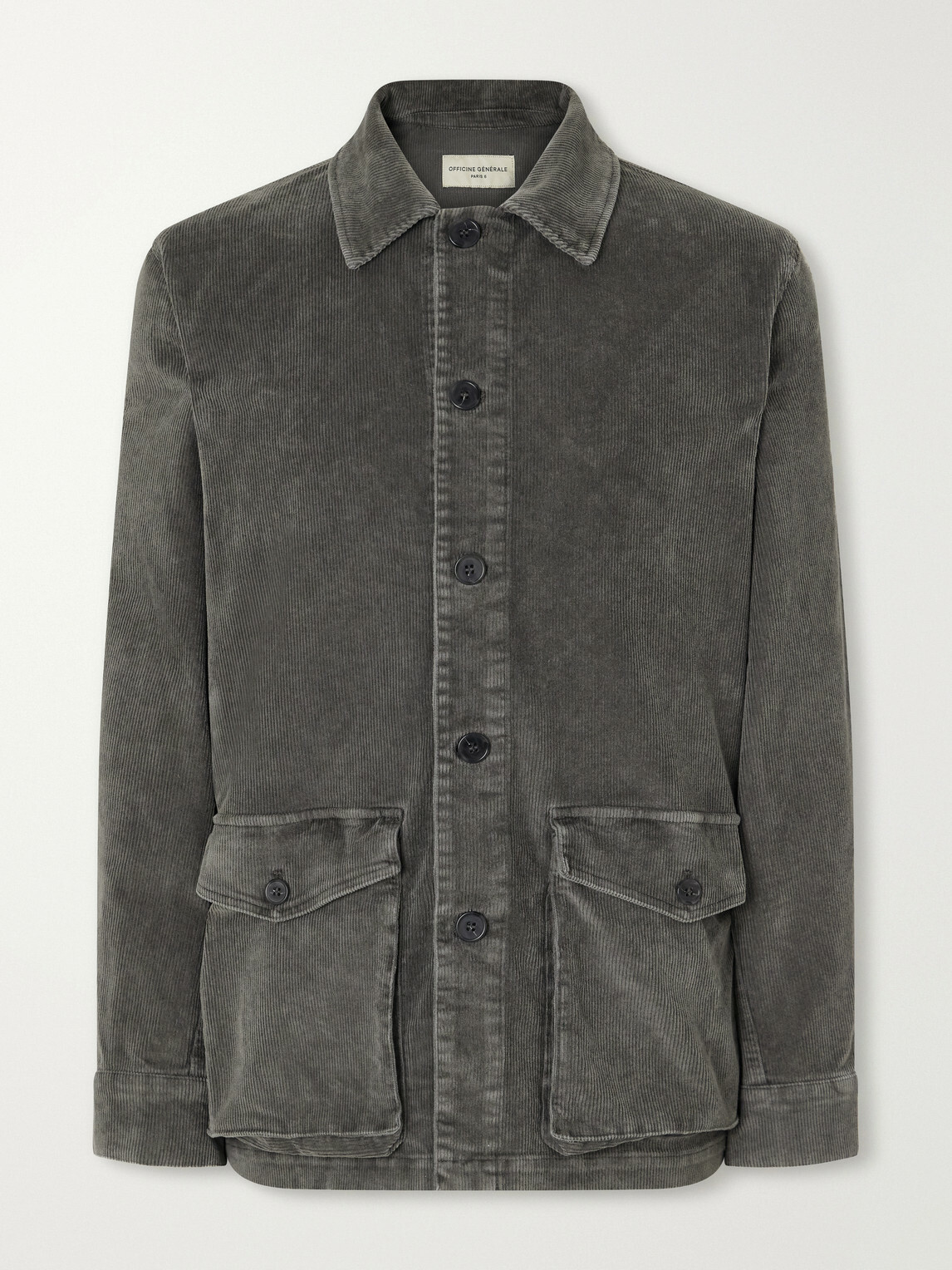 Officine Générale - Suny Stretch-Cotton Corduroy Jacket - Gray