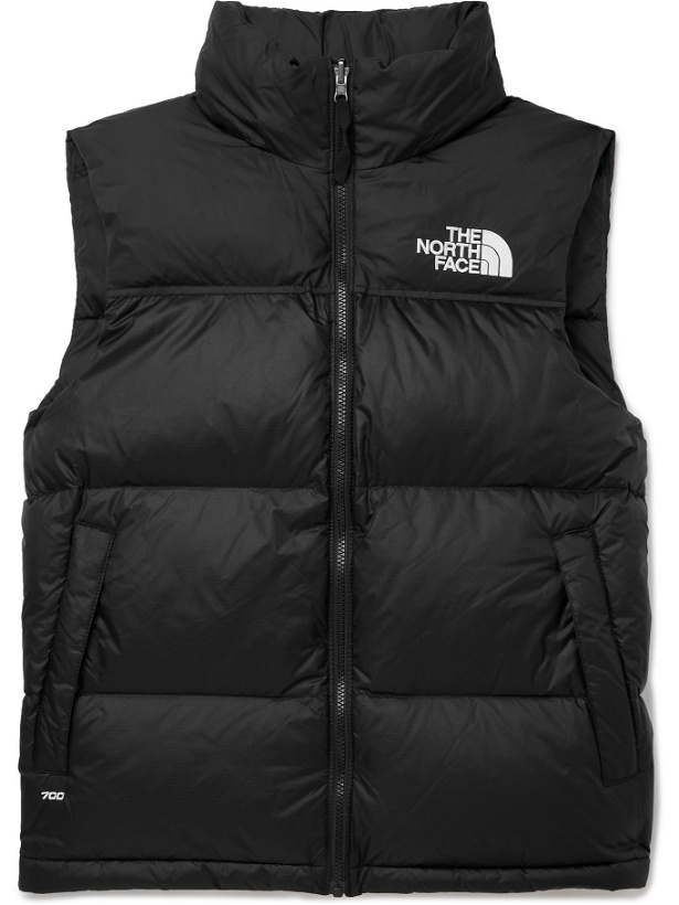 Photo: THE NORTH FACE - 1996 Retro Nuptse Quilted DWR-Coated Ripstop Down Hooded Gilet - Black - XL