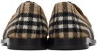 Burberry Brown Check Loafers