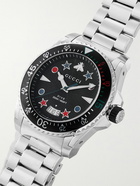 GUCCI - Dive 45mm Stainless Steel Watch