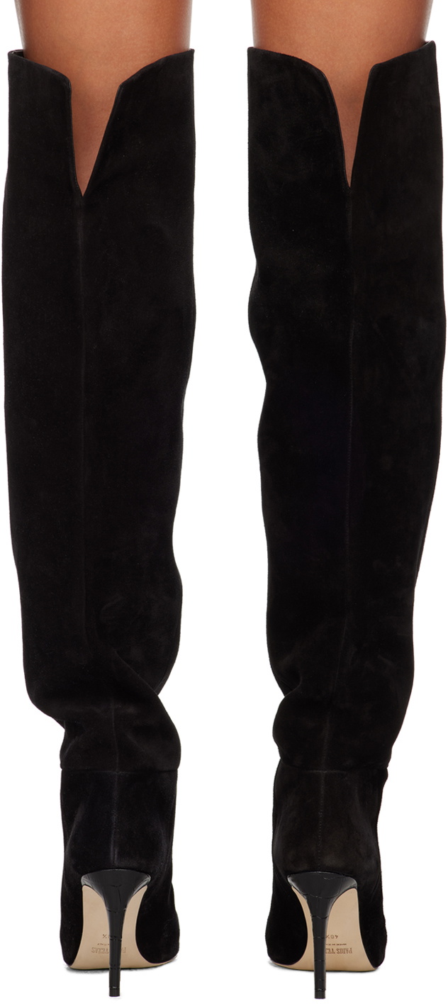 Black Stiletto Boots (7.5-8 US/39 EU)