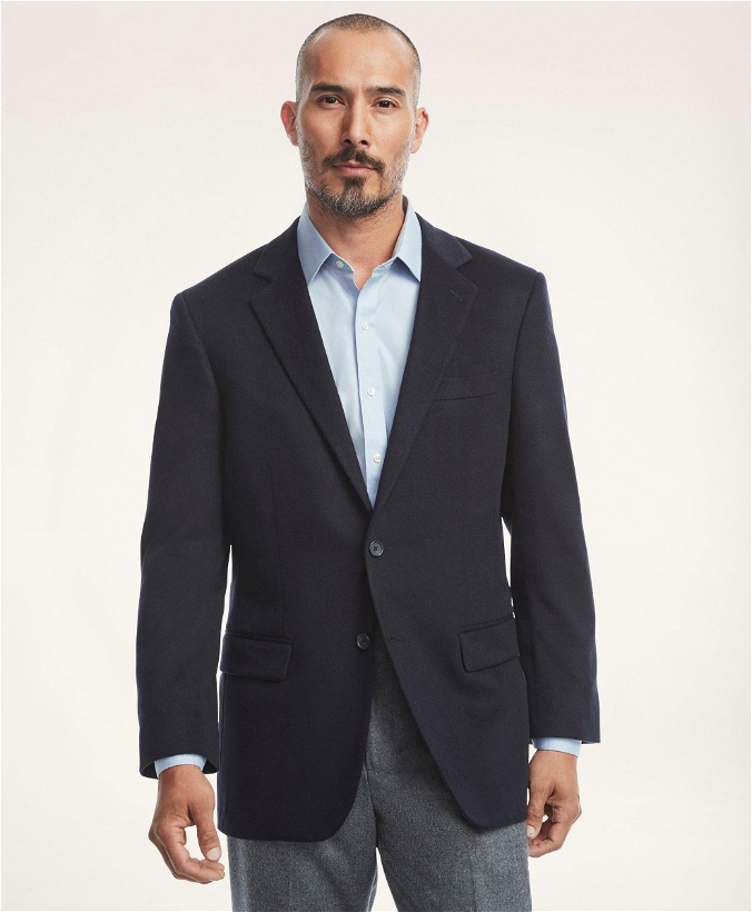 Photo: Brooks Brothers Men's Madison Traditional-Fit Cashmere Sport Coat | Navy