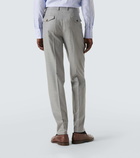 Brunello Cucinelli Virgin wool flannel chinos