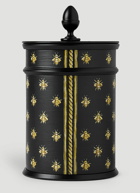 Bee Napoleon Mini Basket Candle in Black
