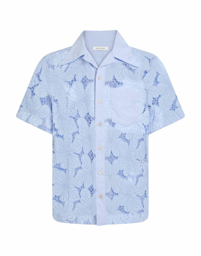 Photo: Wales Bonner Mens Shirt Light in Blue
