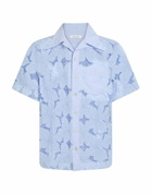 Wales Bonner Mens Shirt Light in Blue