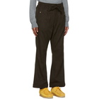 Needles Brown Faux-Suede Cowboy Trousers