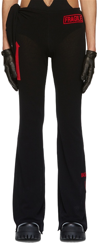 Photo: Jean Paul Gaultier SSENSE Exclusive Black Flared Trousers