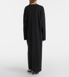 Extreme Cashmere N°480 Invite cotton and cashmere maxi dress