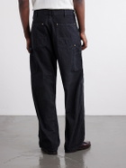 OrSlow - Oxford Painter Straight-Leg Cotton-Twill Trousers - Black