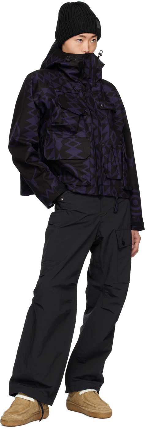 South2 West8 Black & Purple River Trek Jacket