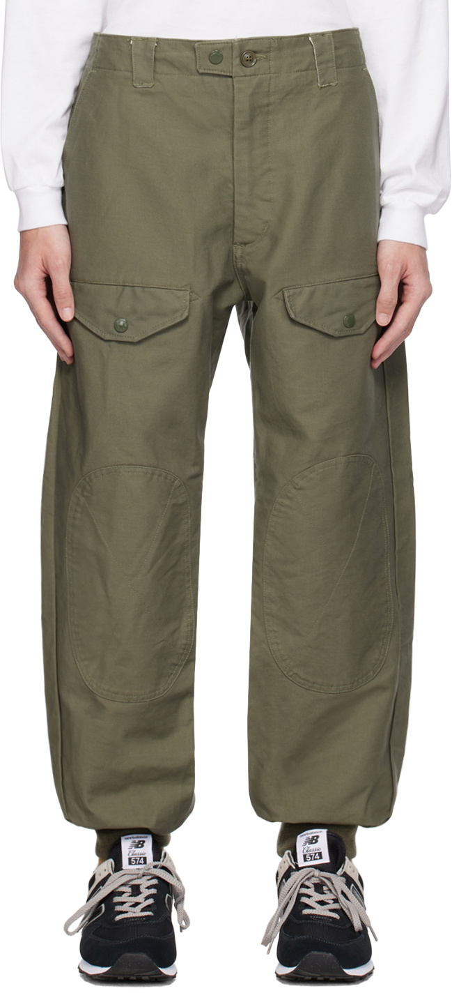 Engineered Garments Green Airborne Cargo Pants Engineered Garments