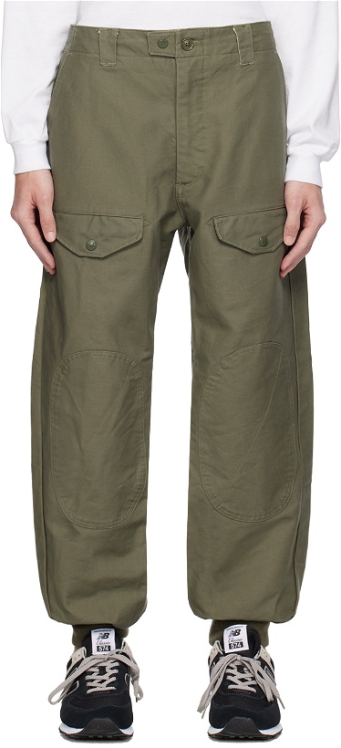 Photo: Engineered Garments Green Airborne Cargo Pants