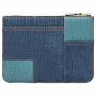 Comme des Garçons Wallet SA5100DP Denim Pocket Wallet in Blue Denim 