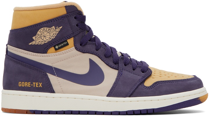 Photo: Nike Jordan Purple & Yellow Air Jordan 1 High Element Sneakers