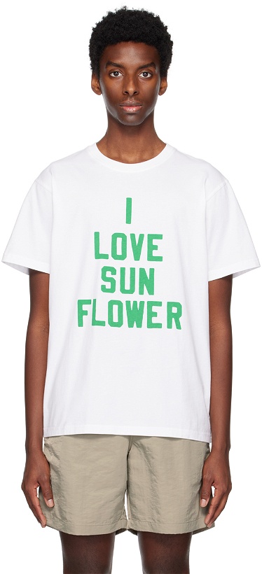 Photo: Sunflower White Sport Love T-Shirt