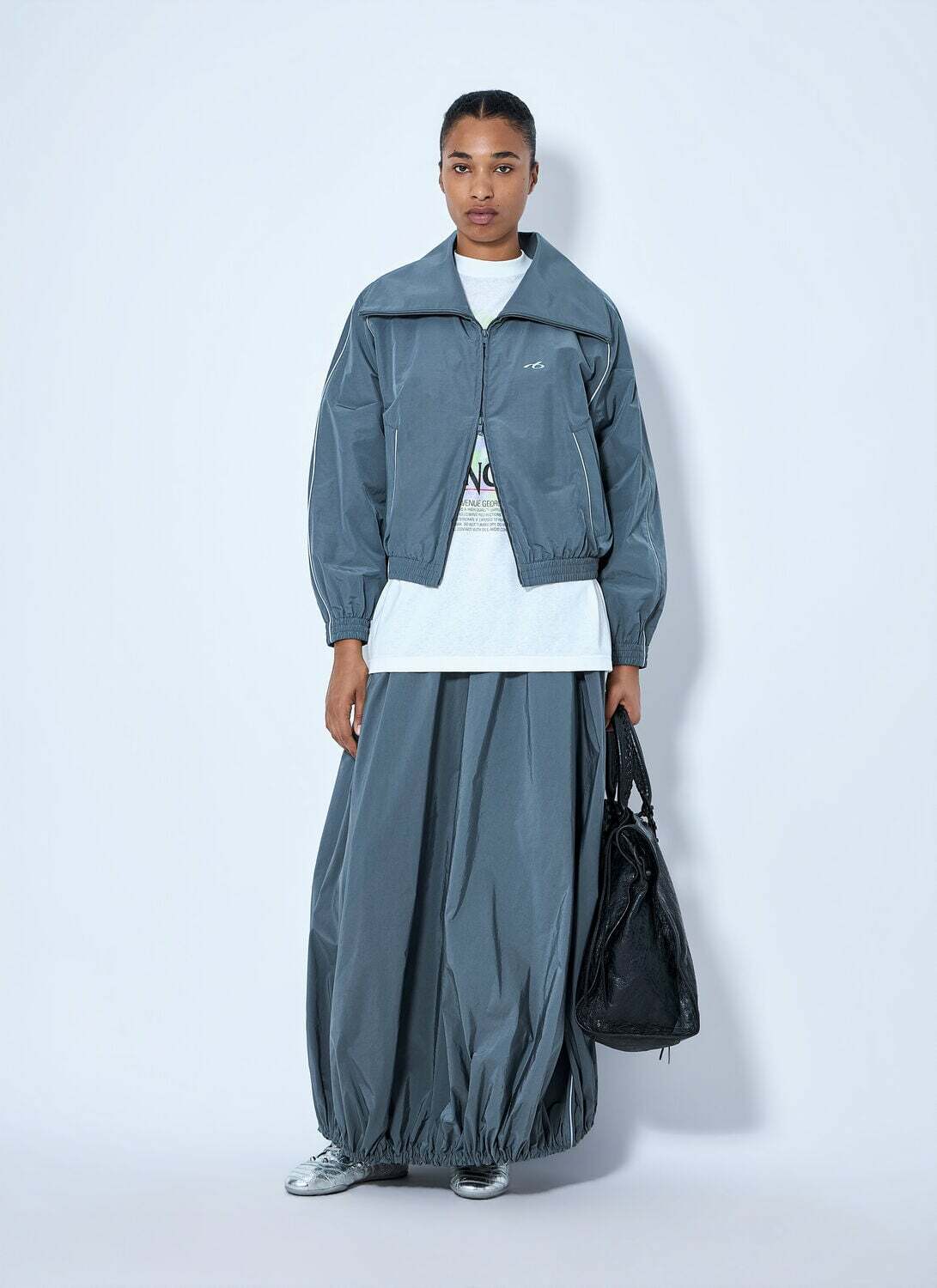 Balenciaga High Collar Tracksuit Jacket