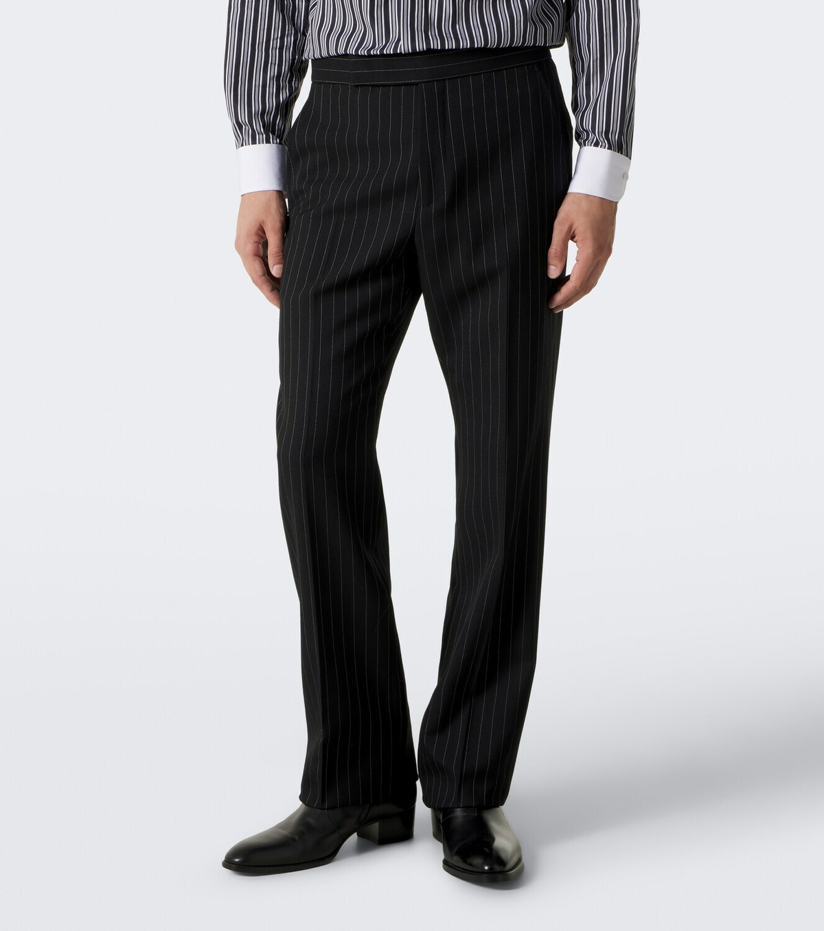 Tom Ford Pinstriped wool straight pants