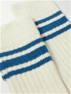 Thunders Love - Beach Break Striped Stretch Cotton-Blend Socks
