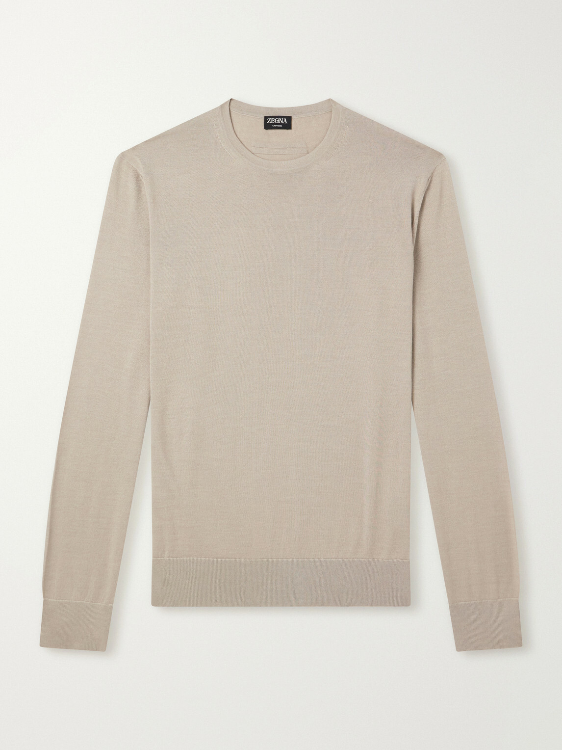 Zegna - Cashmere and Silk-Blend Sweater - Brown
