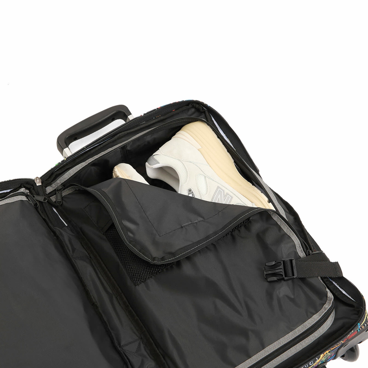 Eastpak x Basquiat Transit'r Small Luggage Case - Kings 2 in Multi 