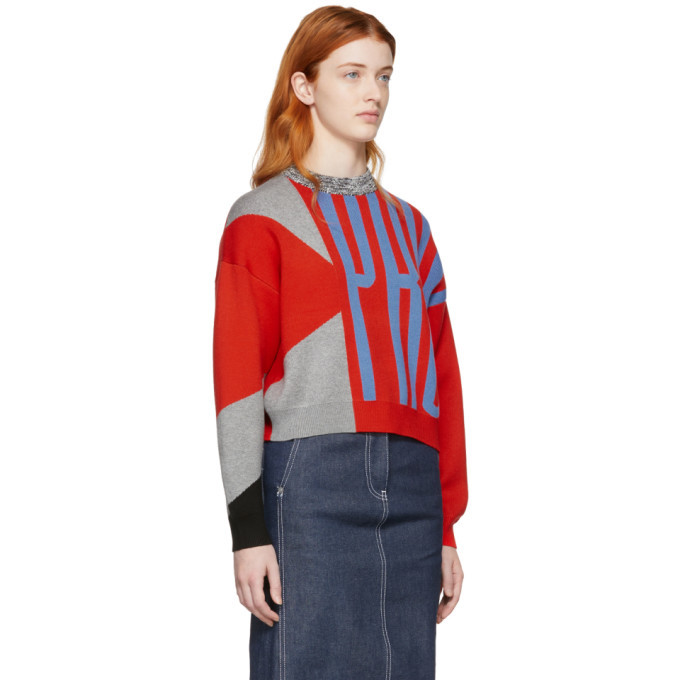 Proenza Schouler Multicolor PSWL Graphic Jacquard Sweater Proenza