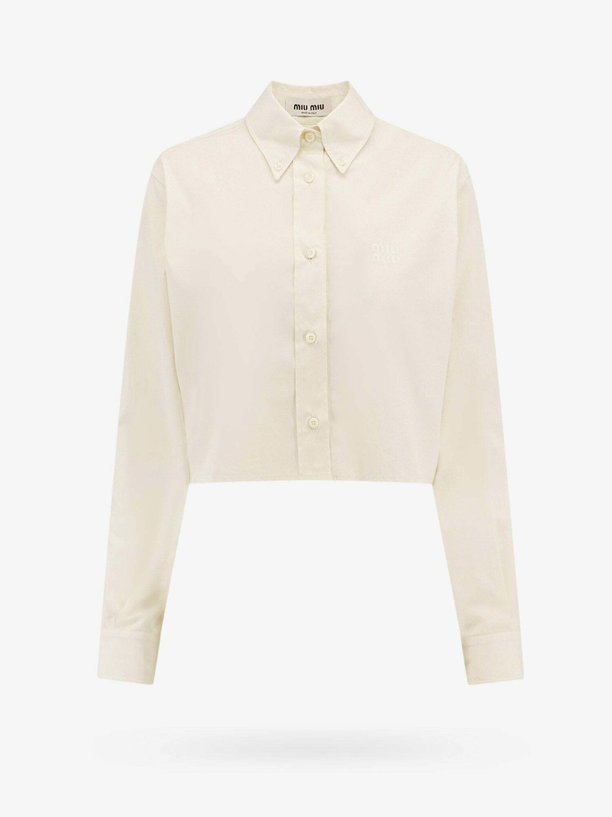 Miu Miu Shirt Beige Womens Miu Miu