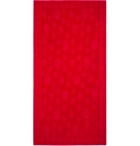 Alexander McQueen - Cotton-Jacquard Beach Towel - Red