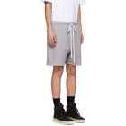 Essentials Grey Logo Shorts