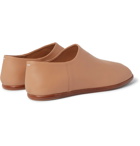Maison Margiela - Tabi Collapsible-Heel Split-Toe Leather Loafers - Brown