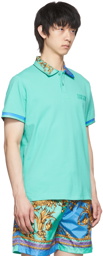Versace Jeans Couture Green Cotton Polo