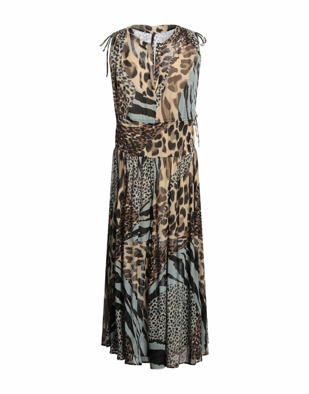 Manila Grace Womens Maxi dress Sand