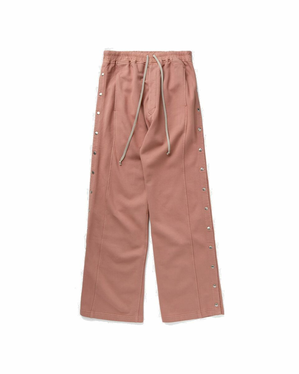 Photo: Rick Owens Knit Sweatpants Pusher Pants Pink - Mens - Casual Pants