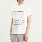 Snow Peak Men's Relaxation T-Shirt in Off White