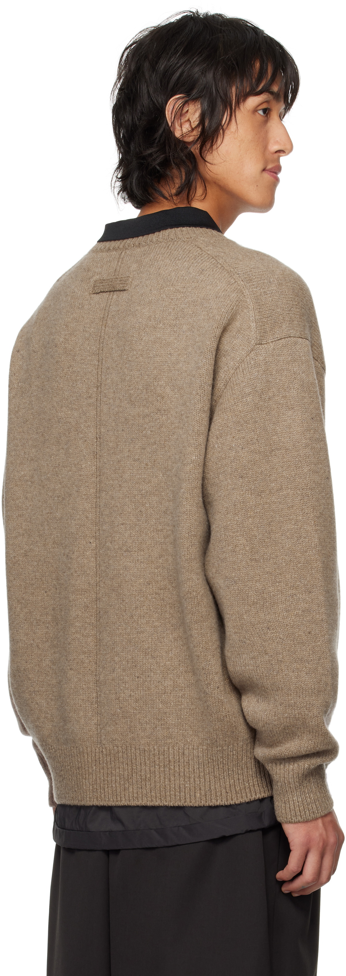 stein Beige Relaxed Fit Sweater