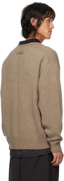 stein Beige Relaxed Fit Sweater